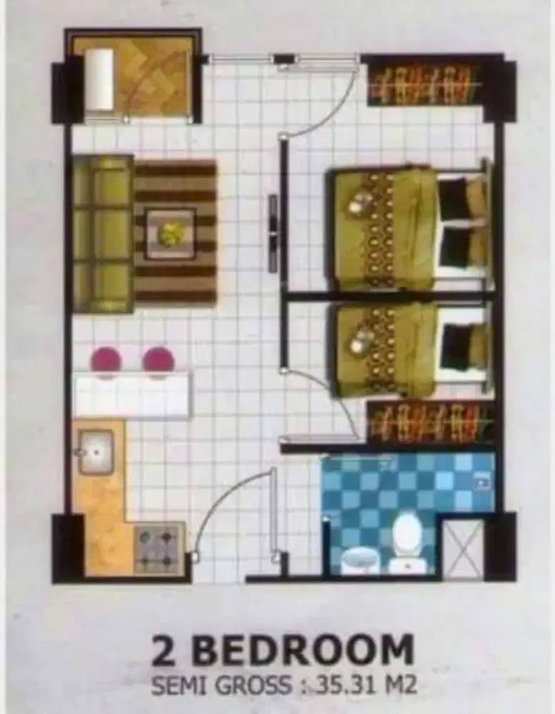 Disewakan Apartemen Cbd 2 Unit Jejer